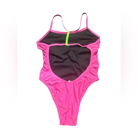 SPEEDO women’s ECO ENDURANCE size 32 cheeky fit t back competitive swimsuit NWT - Picture 7 of 8